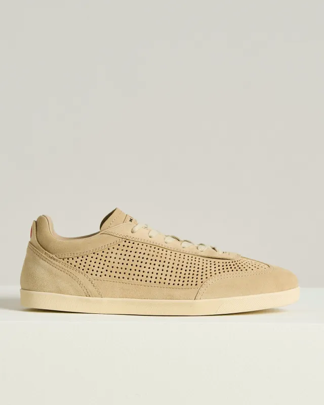 OPENWORK SUEDE CALFSKIN SNEAKERS sold by Kiton
