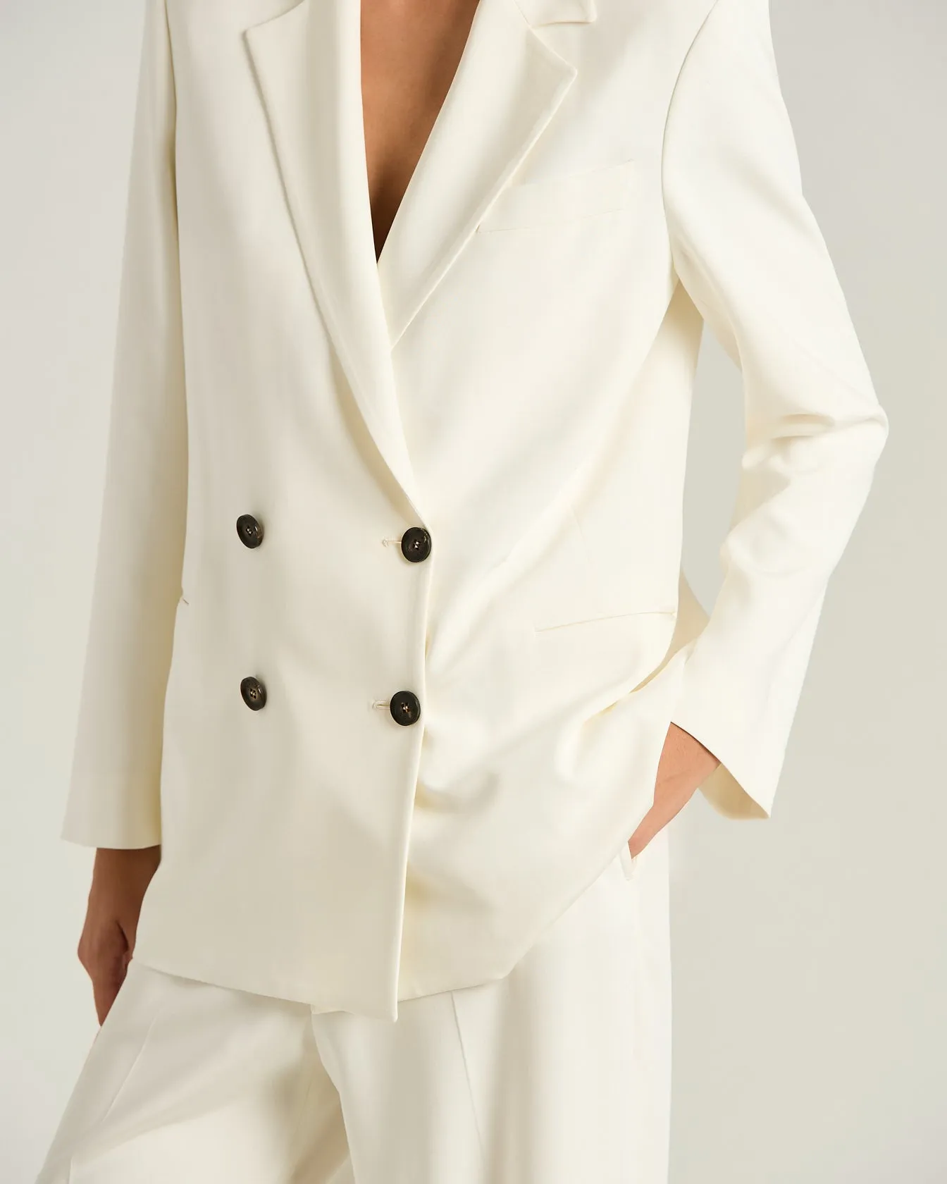 SILK SATIN DOUBLE-BREASTED JACKET sold by Kiton product image thumbnail 5