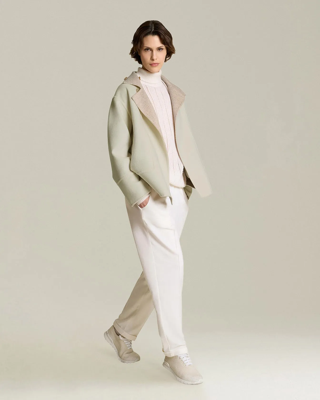 CASHMERE DOUBLE CLOTH COAT sold by Kiton product image thumbnail 5