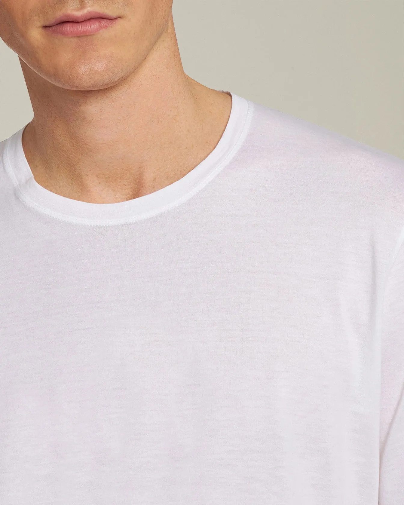 JERSEY T-SHIRT L/S COTTON sold by Kiton product image thumbnail 4