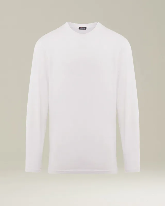JERSEY T-SHIRT L/S COTTON made by Kiton
