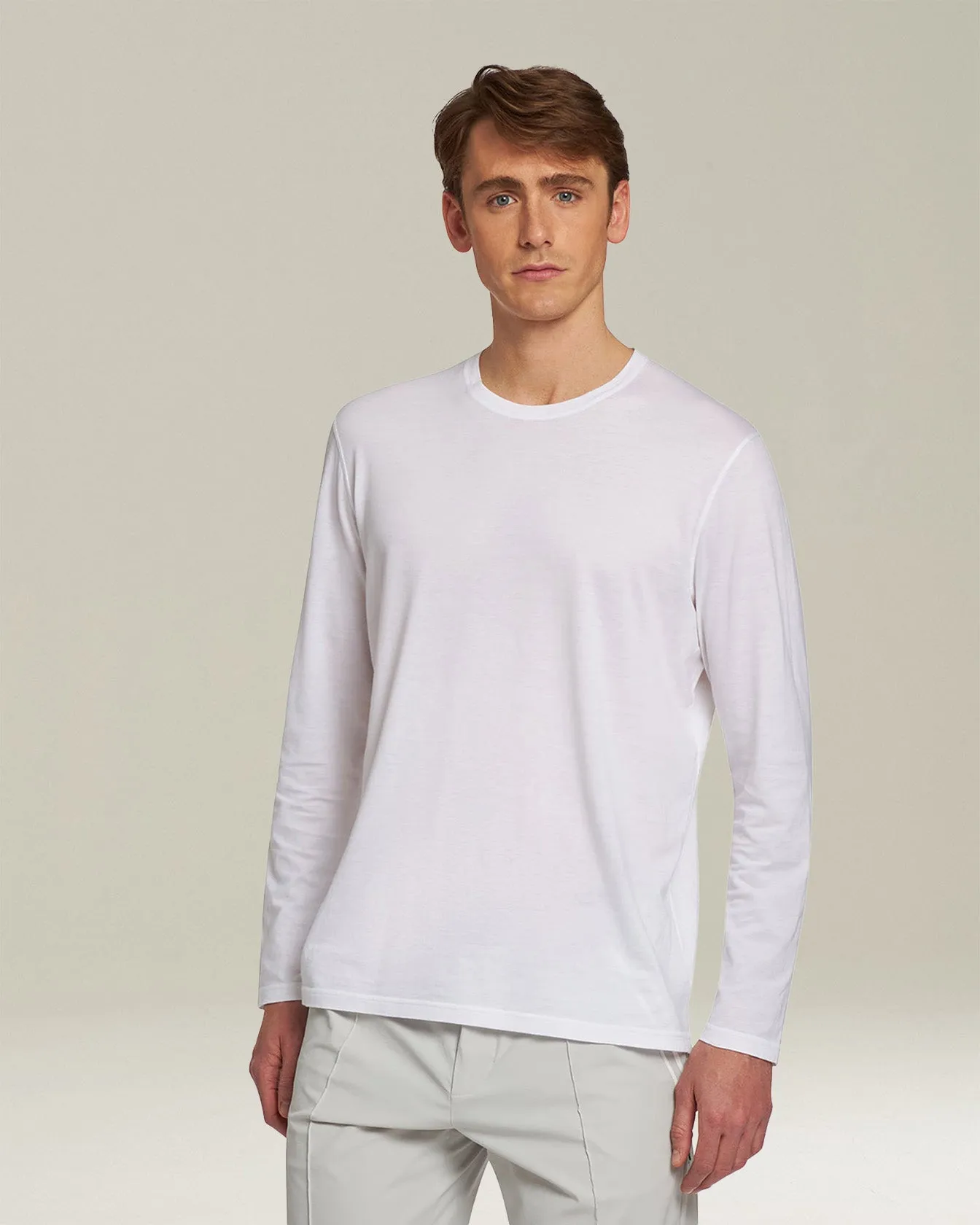 JERSEY T-SHIRT L/S COTTON sold by Kiton product image thumbnail 2