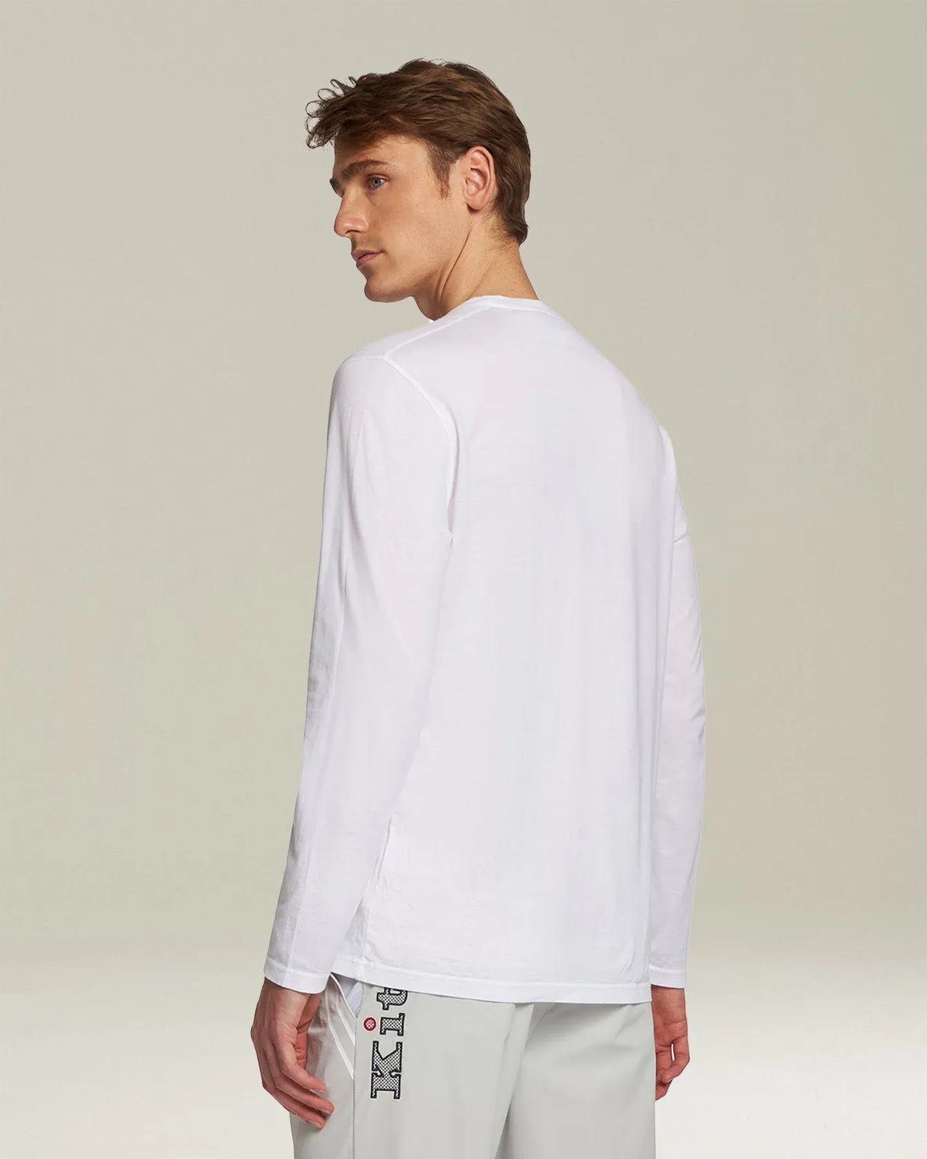 JERSEY T-SHIRT L/S COTTON sold by Kiton product image thumbnail 3