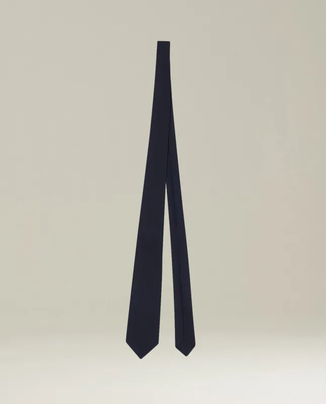 NAVY BLUE TIE made by Kiton