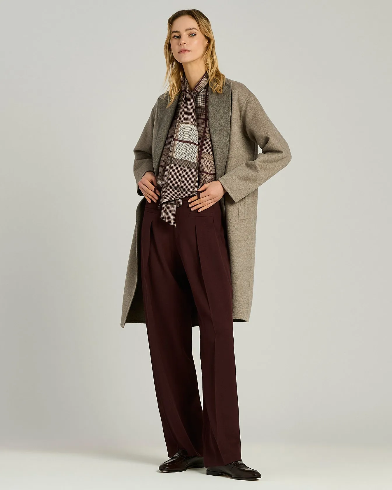 TAILORED WOOL AND SILK TROUSERS sold by Kiton product image thumbnail 5