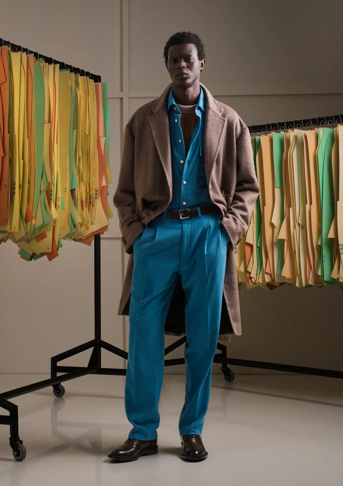 BEIGE CASHMERE-WOOL OVERCOAT sold by Kiton product image thumbnail 4