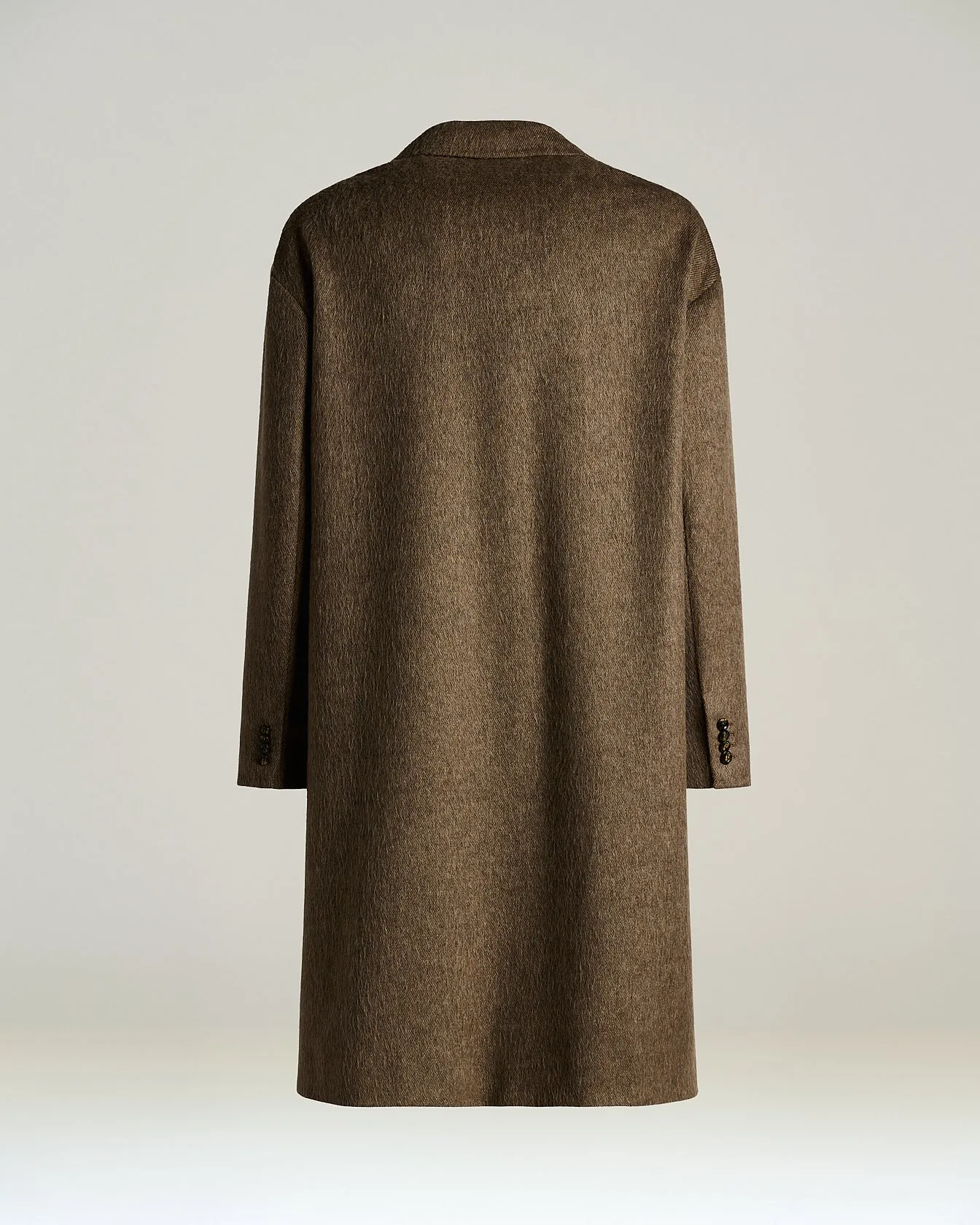 BEIGE CASHMERE-WOOL OVERCOAT sold by Kiton product image thumbnail 2