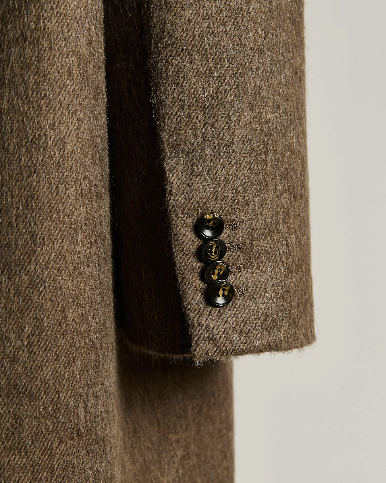 BEIGE CASHMERE-WOOL OVERCOAT sold by Kiton product image thumbnail 3