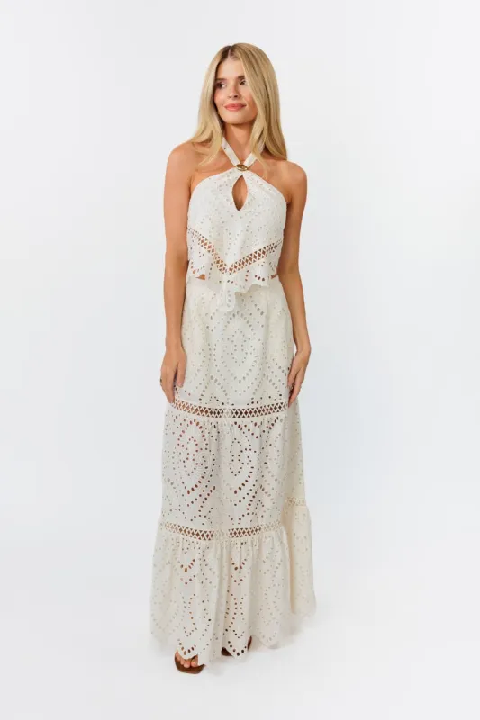 Sienna Eyelet Top made by Kittenish