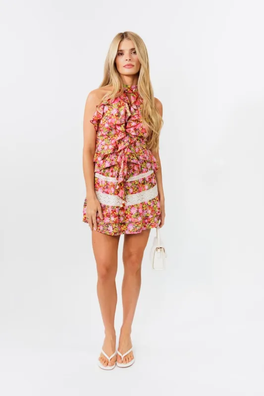 Lily Ruffle Flounce Top made by Kittenish