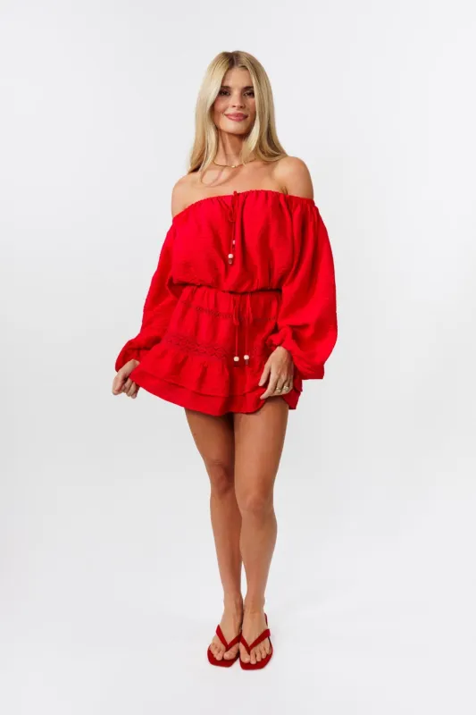 Lola Off Shoulder Top made by Kittenish