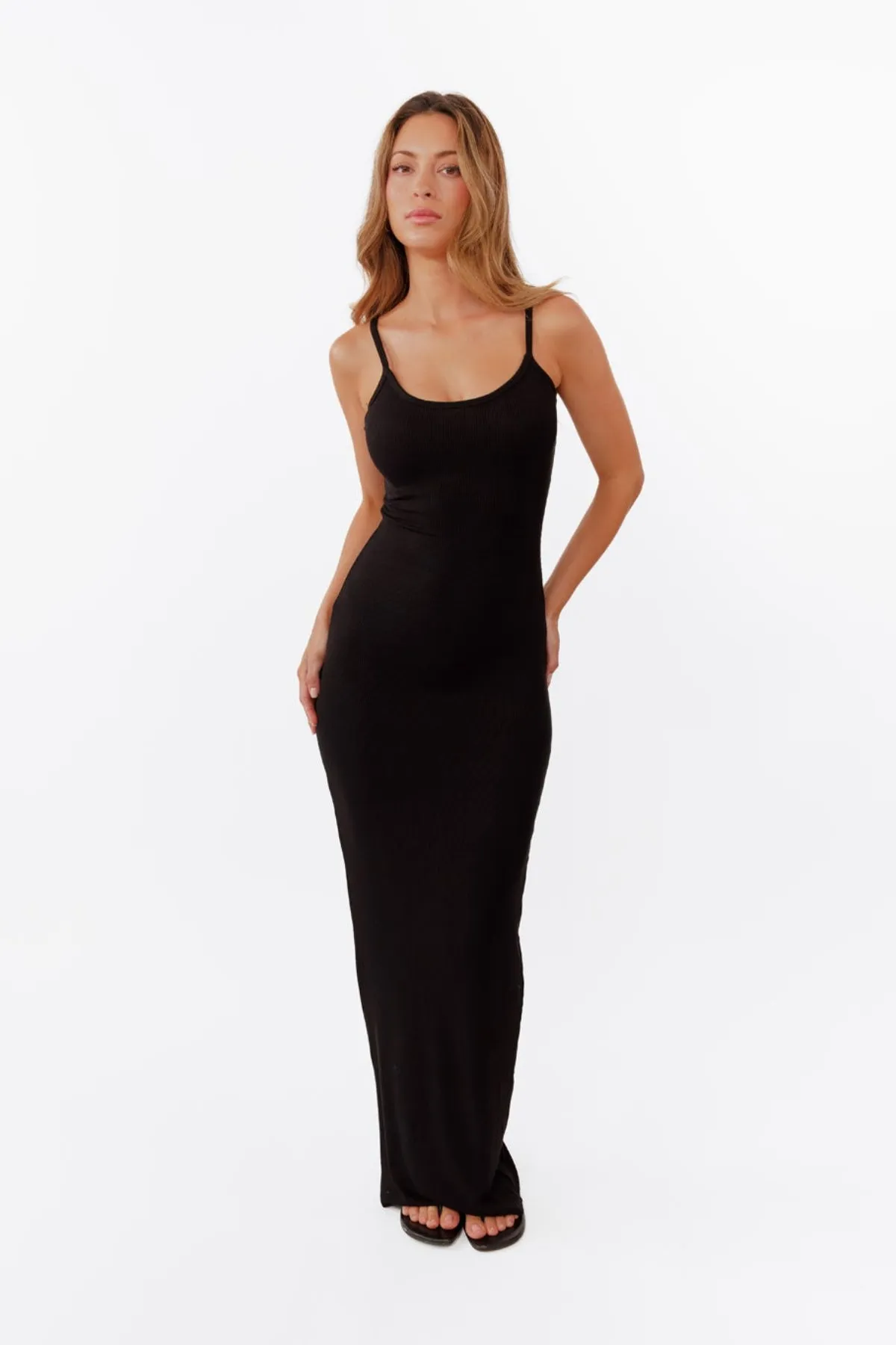 Onyx Black Maxi Dress sold by Kittenish product image thumbnail 3