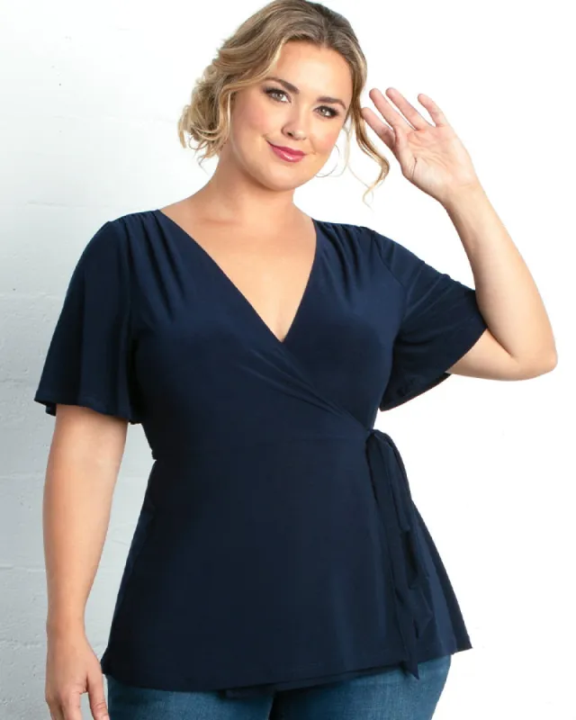 Malibu Wrap Top- Sale! sold by Kiyonna