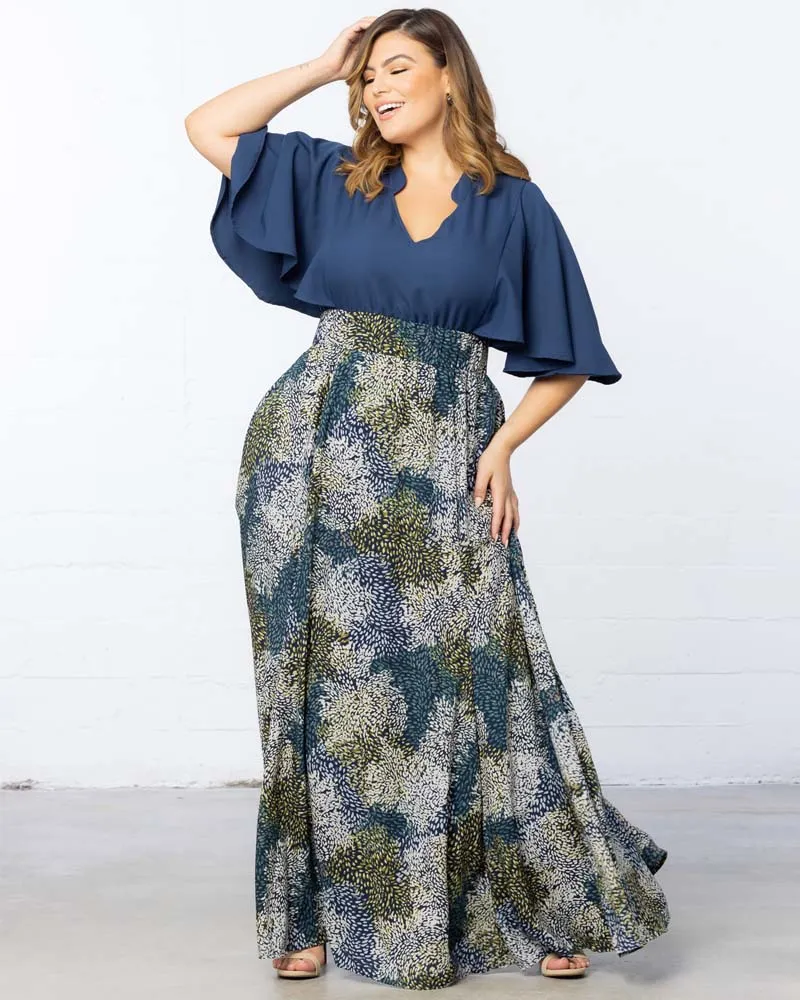 Avisa A-Line Evening Gown sold by Kiyonna product image thumbnail 4