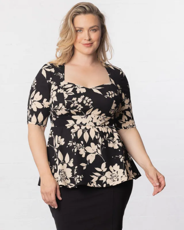 Posh Peplum Top - Sale! sold by Kiyonna