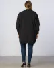 Open Front Faux Fur Cardigan with Pockets - Sale! sold by Kiyonna