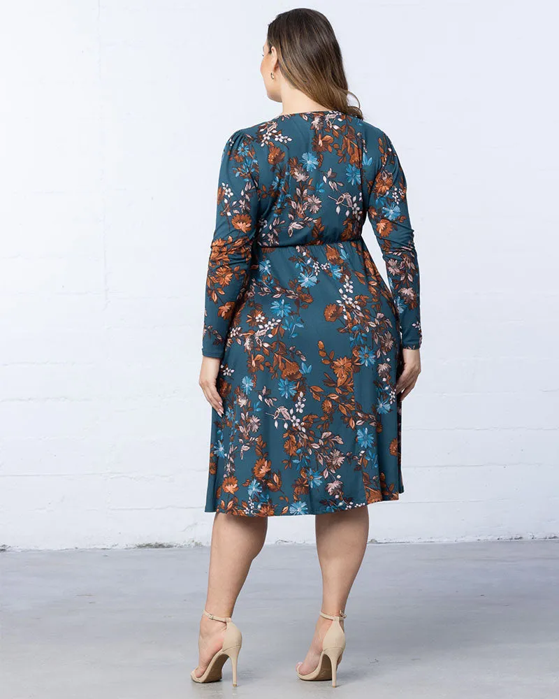 Aster Faux Wrap Dress sold by Kiyonna product image thumbnail 4