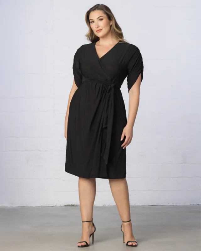 Eden Faux Wrap Dress - Final Sale! made by Kiyonna