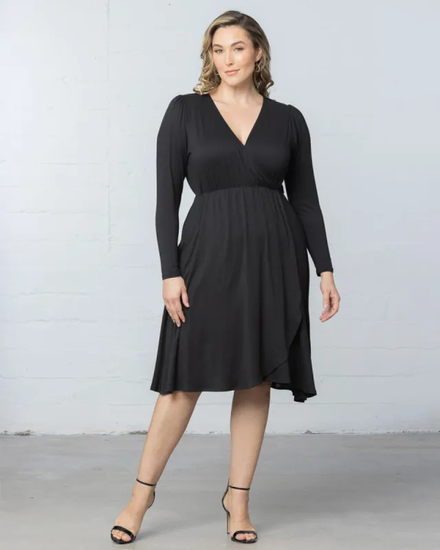 Aster Faux Wrap Dress - Sale! sold by Kiyonna