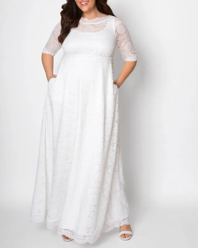 Sweet Serenity Wedding Gown - Sale! sold by Kiyonna