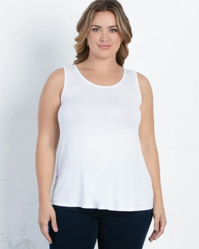 Relaxed Scoopneck Tank - Final Sale! sold by Kiyonna