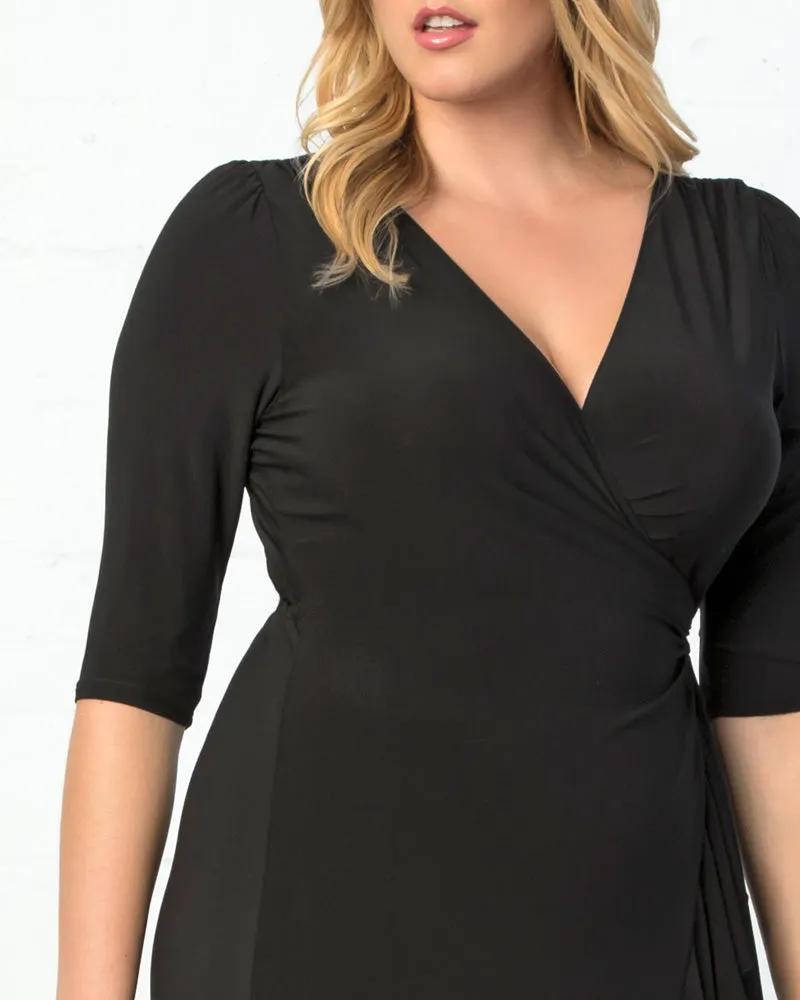 Whimsy Wrap Dress sold by Kiyonna product image thumbnail 4