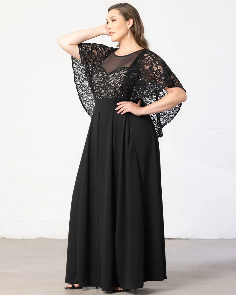 Alluring Sequins Formal Jumpsuit sold by Kiyonna product image thumbnail 3