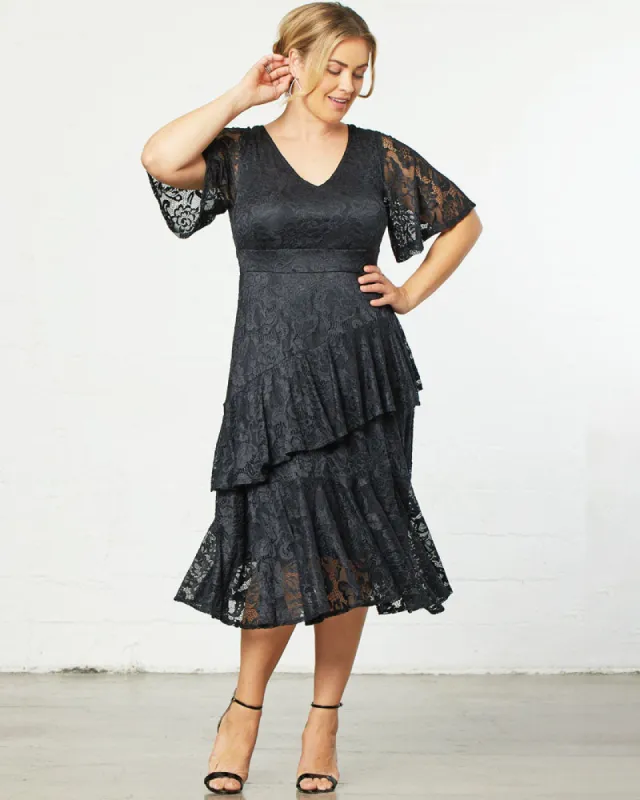 Lace Affair Cocktail Dress - Sale! sold by Kiyonna