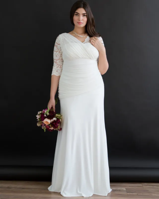 Elegant Aisle Wedding Gown sold by Kiyonna