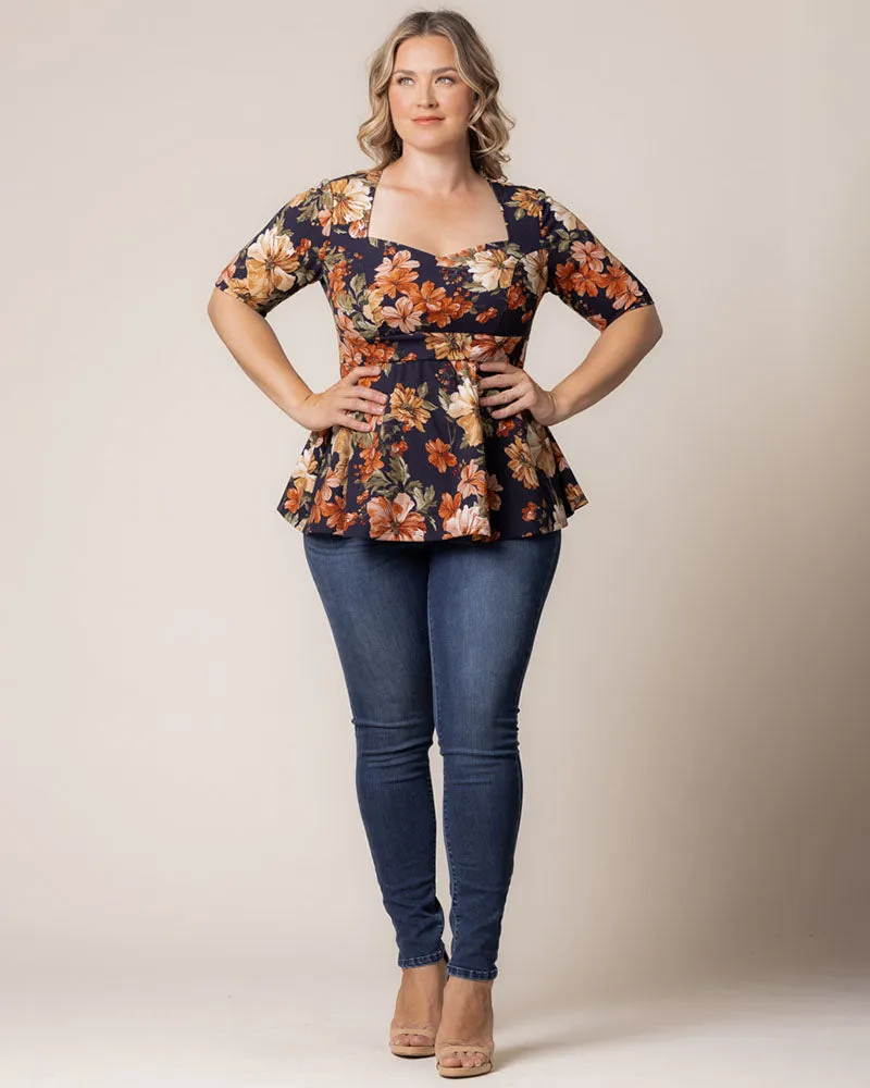 Posh Peplum Top sold by Kiyonna product image thumbnail 5