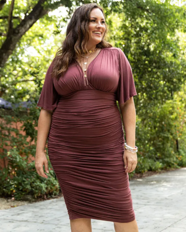 Rumor Ruched Dress - Final Sale! sold by Kiyonna