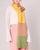 Knitted Colorblock Scarf by Avenue Zoe - Sale! sold by Kiyonna