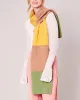 Knitted Colorblock Scarf by Avenue Zoe - Sale! sold by Kiyonna