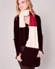 Knitted Colorblock Scarf by Avenue Zoe - Sale! sold by Kiyonna