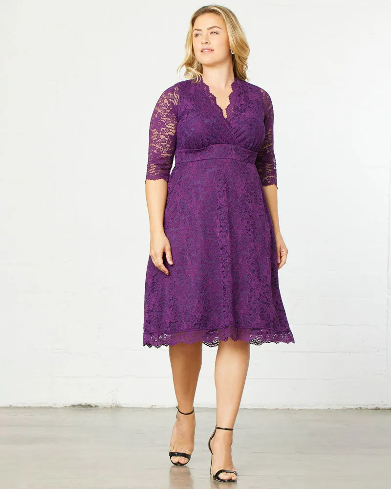 Scalloped Boudoir Lace Dress sold by Kiyonna product image thumbnail 3