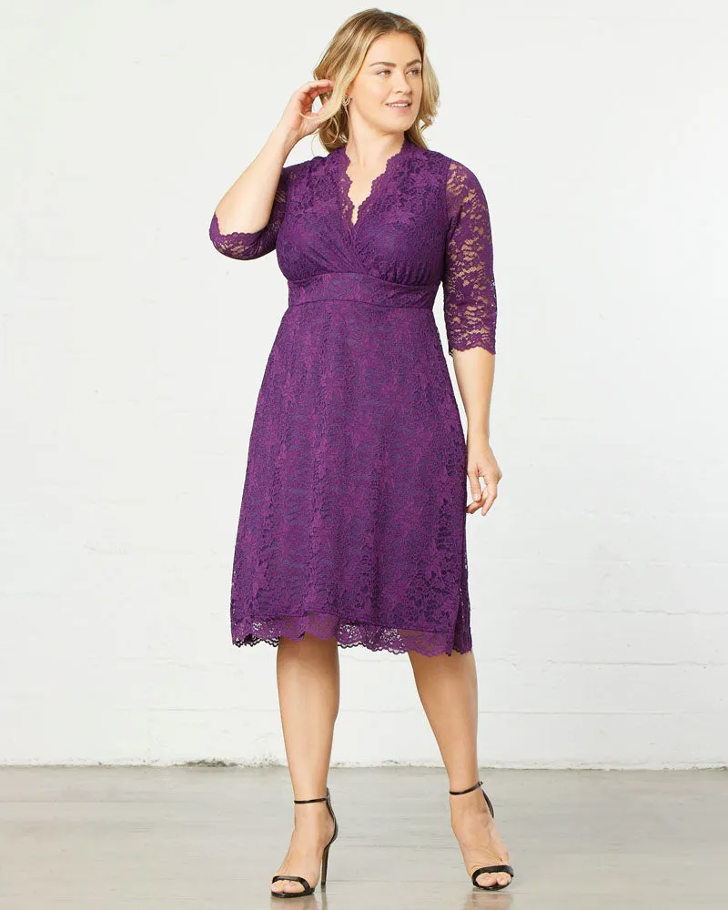 Scalloped Boudoir Lace Dress sold by Kiyonna product image thumbnail 2