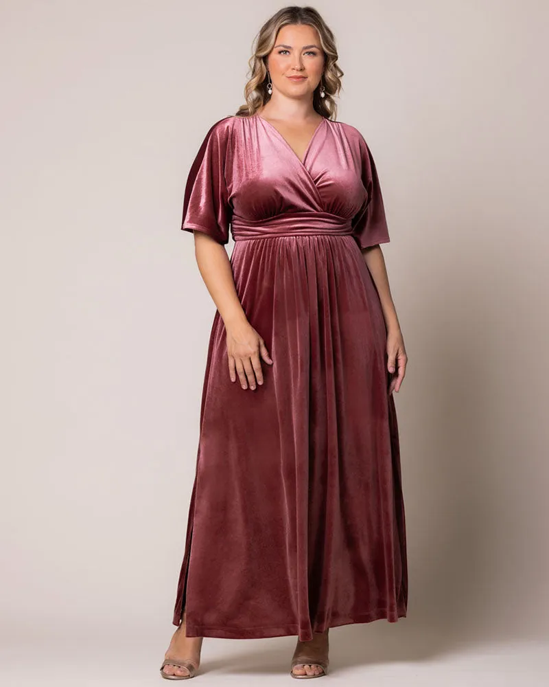 Verona Velvet Evening Gown sold by Kiyonna product image thumbnail 3