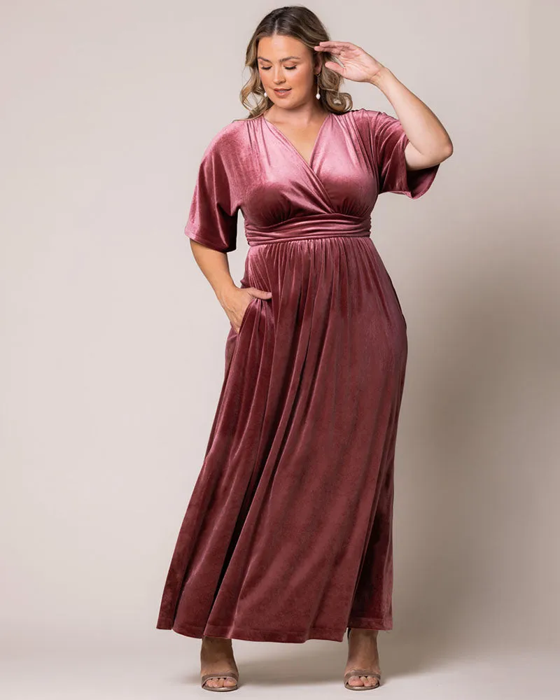 Verona Velvet Evening Gown sold by Kiyonna product image thumbnail 4