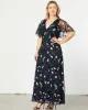 Embroidered Elegance Evening Gown - Sale! sold by Kiyonna