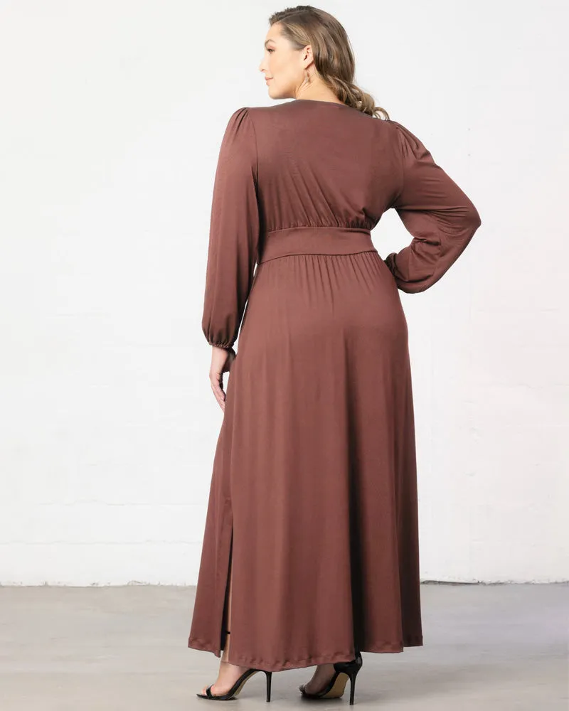 Kelsey Long Sleeve Maxi Dress - Sale! sold by Kiyonna product image thumbnail 4