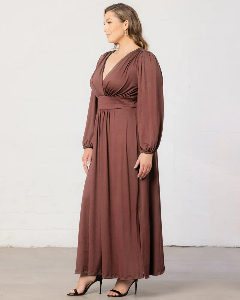 Kelsey Long Sleeve Maxi Dress - Sale! sold by Kiyonna product image thumbnail 3