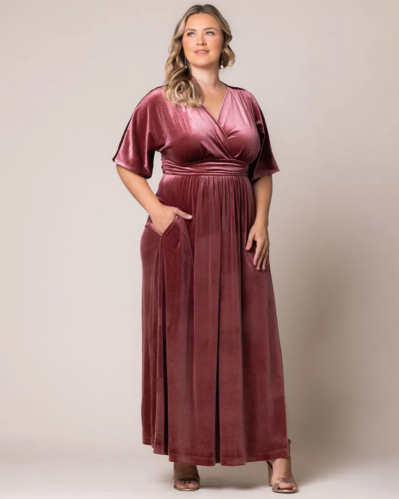 Verona Velvet Evening Gown - Sale! sold by Kiyonna product image thumbnail 2