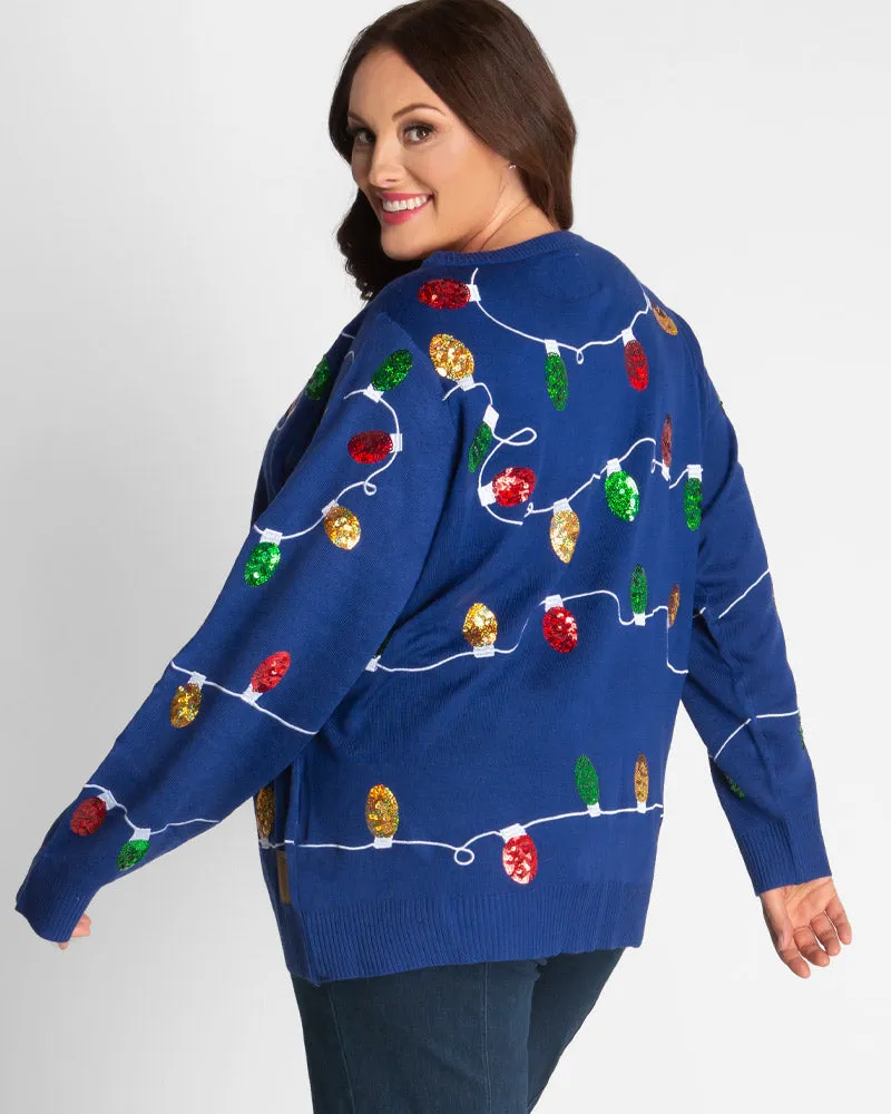 Not So Ugly Christmas Sweater by Tipsy Elves sold by Kiyonna product image thumbnail 5