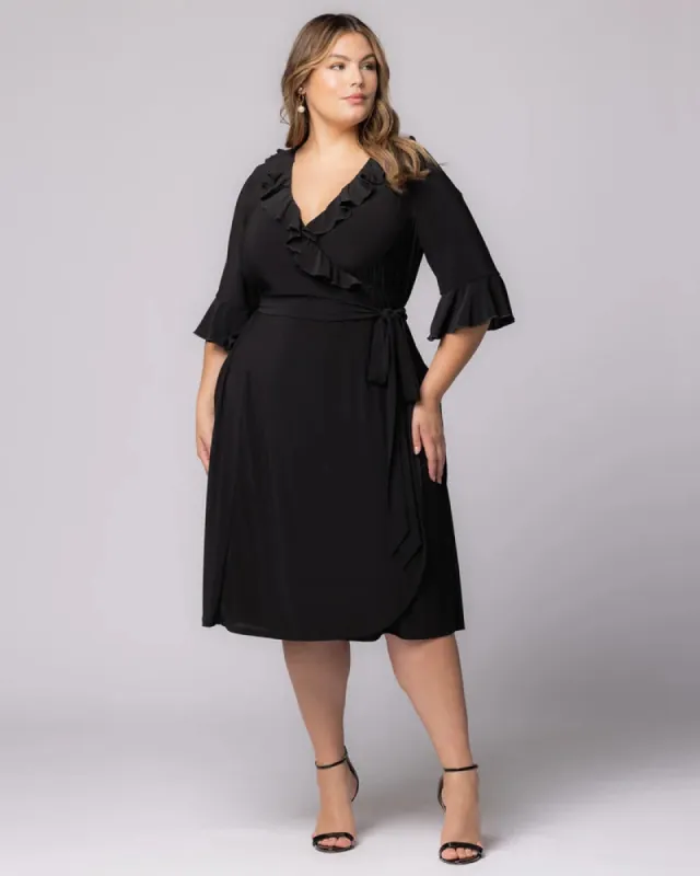 Barcelona Midi Wrap Dress - Sale! sold by Kiyonna