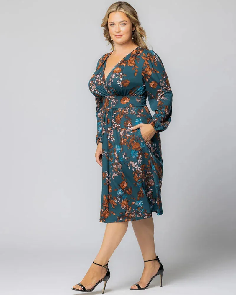 Diana Long Sleeve Midi Dress sold by Kiyonna product image thumbnail 3