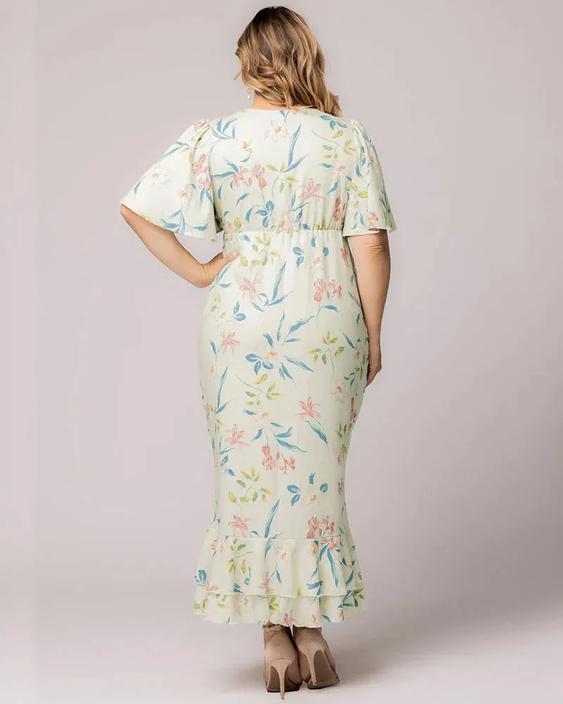 Alexandra Faux Wrap Dress sold by Kiyonna product image thumbnail 4