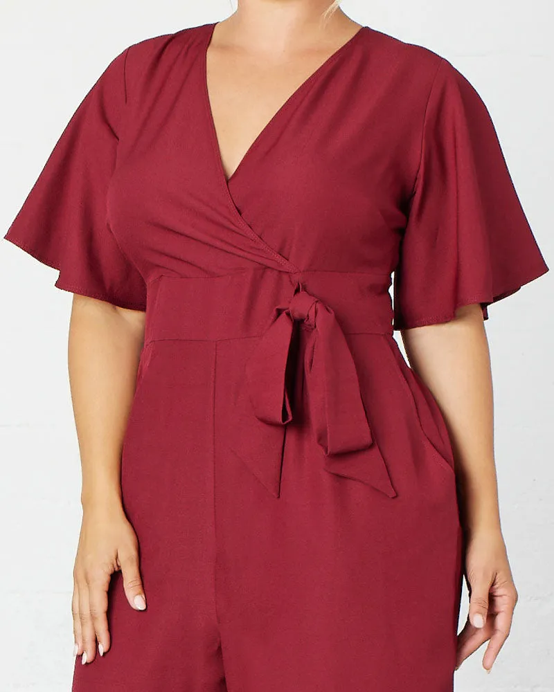 Charisma Crepe Jumpsuit - Sale! sold by Kiyonna product image thumbnail 4