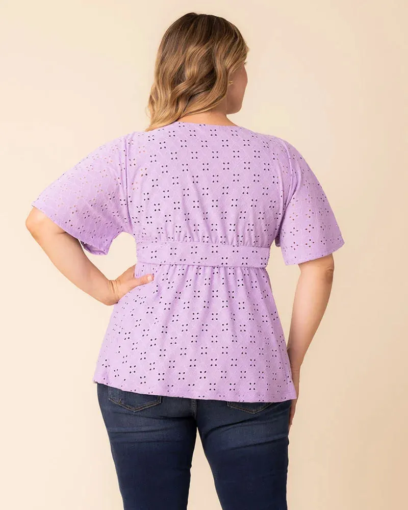 Sunny Day Eyelet Top - Sale! sold by Kiyonna product image thumbnail 3