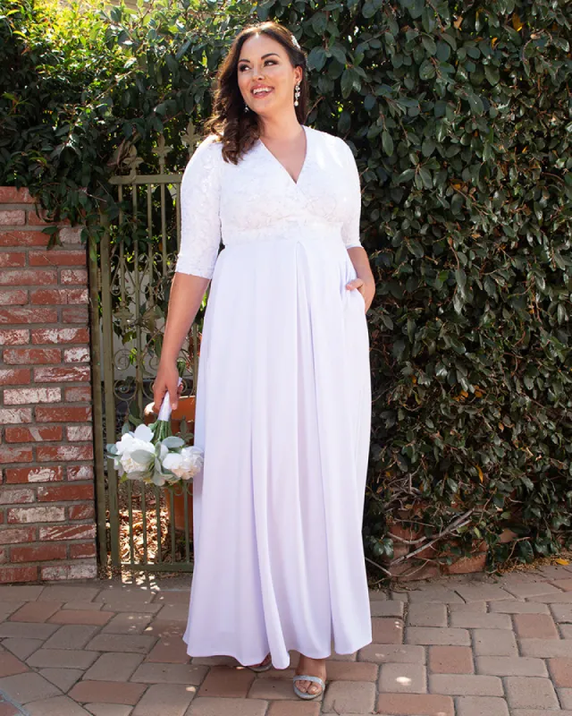 Starlight Sequined Wedding Gown sold by Kiyonna