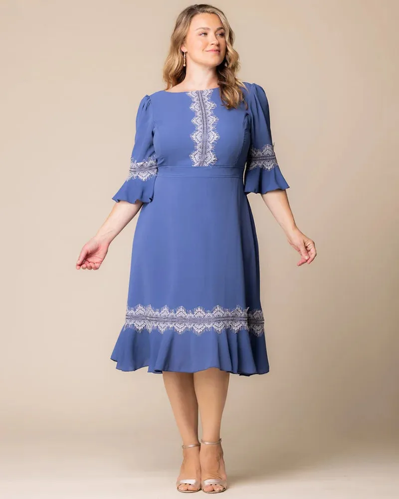 Villa Lace Trim Cocktail Dress - Sale! sold by Kiyonna product image thumbnail 2